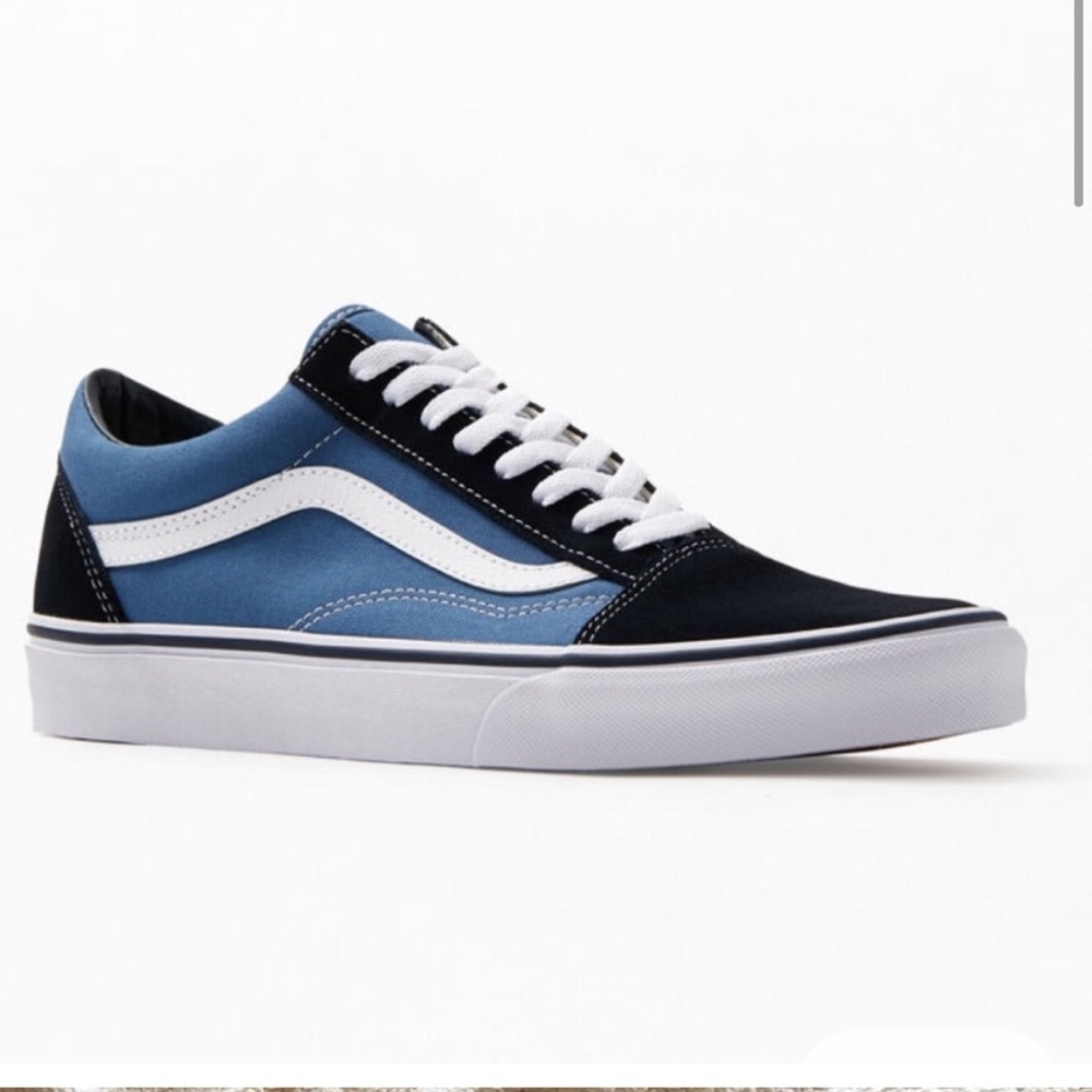 Black & Blue Vans